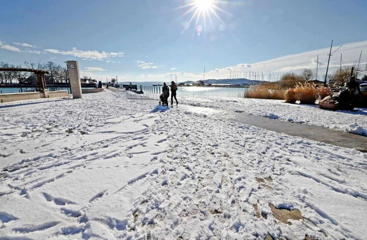 A téli szünetben a Balaton volt az egyik legnépszerűbb úticél