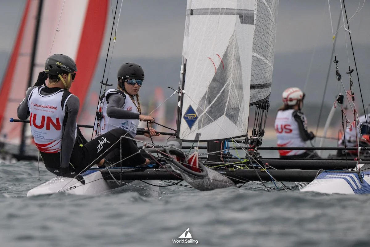 Youth Worlds: A Dávoti-Moore Nacra 15-ös páros futamot nyert Vilamourában!