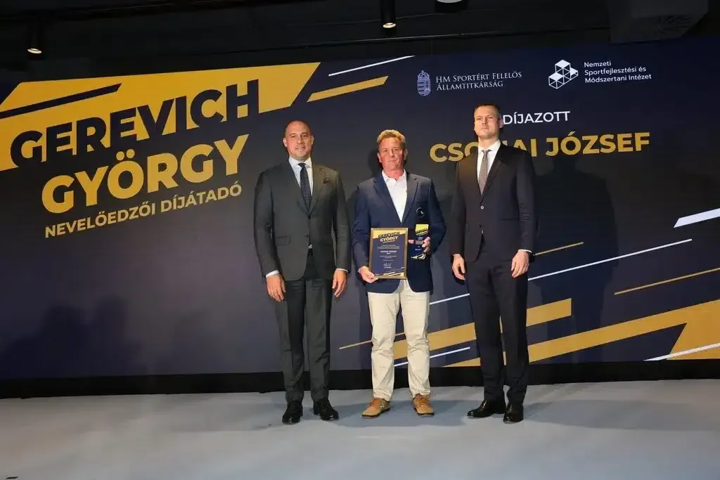 Csomai József vitorlás edző vehette át a Gerevich György-díjat